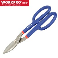 WORKPRO/万克宝-红蓝双色沾塑柄12寸 美式铁皮剪 剪刀-(W015005N)/1把