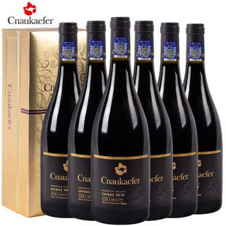 Cnaukaefer 凯富 红五星酒庄干红葡萄酒 澳洲原瓶进口红酒 750ml整箱装 2016年份 黑牌西拉