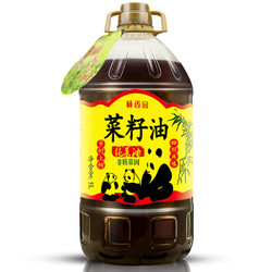 林香园 四川产地菜籽油 纯菜油 压榨非转基因食用油 5L *3件