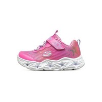 SKECHERS 斯凯奇 LIFESTYLE系列 女童魔术贴学步鞋 302452N 粉红色 21码