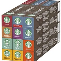 STARBUCKS 星巴克 Nespresso 多种风味咖啡胶囊，10粒，8种口味（共120粒）