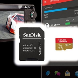 SanDisk 闪迪 Extreme TF卡至尊极速 SDSQXA1 存储卡