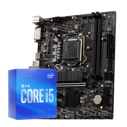 MSI 微星 B460M-BOMBER+酷睿i5-10400 主板CPU套装