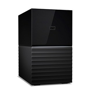 Western Digital 西部数据 My Book Duo系列 3.5英寸Type-C移动机械硬盘 6TB USB 3.1 黑色