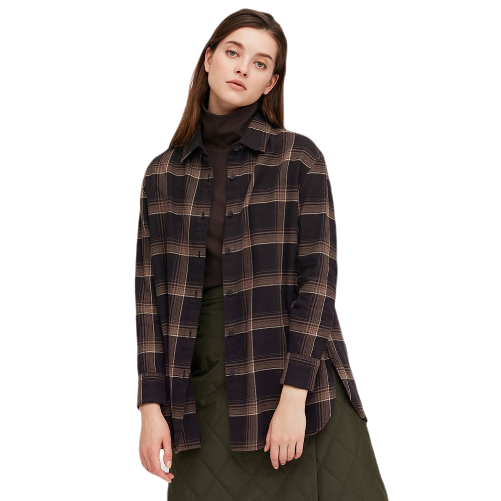 uniqlo 优衣库 432350 女士宽松长衬衫