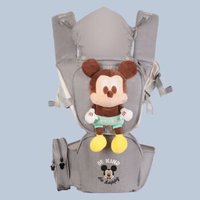 京东PLUS会员：Disney 迪士尼 婴儿背带 灰色米奇