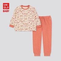 UNIQLO 优衣库 Joy of Print 婴幼儿全棉长袖睡衣套装