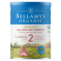 超值黑五、银联爆品日：Bellamy's 贝拉米 有机婴幼儿配方奶粉（新款） 2段 900g