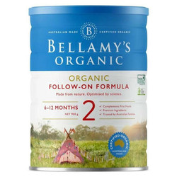 Bellamy's 贝拉米 有机婴幼儿配方奶粉（新款） 2段 900g
