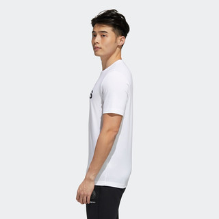adidas NEO M ESNTL LOGO T 男士运动T恤 GJ8916 白色 XL