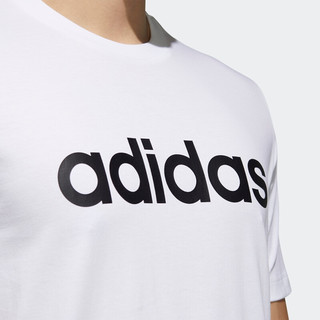 adidas NEO  M ESNTL LOGO T 男士运动T恤 GJ8916 白色 L