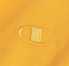 Champion T 恤常规版型圆领 T 恤,Team Gold,M
