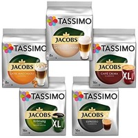 Tassimo 缤纷装 咖啡胶囊 5种口味装 64颗 *3件