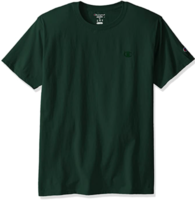 Champion 男士棉质刺绣圆领套头短袖T恤T0223 Dark Green XL