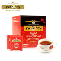 英国川宁Twinings进口红茶包阿萨姆茶叶英式早餐红茶10片袋泡茶 *6件