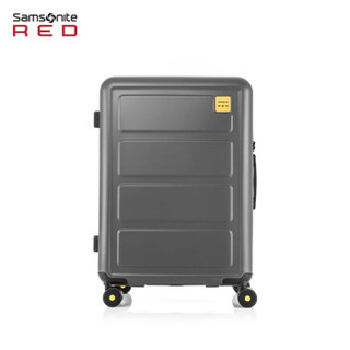 Samsonite/新秀丽2020新款商务拉杆箱轻盈硬箱登机箱环保材质时尚差旅行李箱 HG1 铁灰色 28英寸