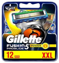 Gillette 吉列 Fusion5 ProGlide Power锋隐致顺动力 男士剃须刀片，12件装