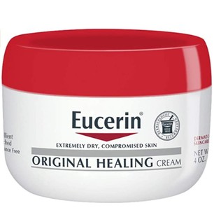 Eucerin 优色林 原始修复霜，无香料，丰富的乳液，适合非常干燥的皮肤-4盎司（约113.40克），罐装（3瓶装）