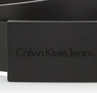 Calvin Klein 卡尔文·克莱 Calmm Klein系列男士扁平扣皮革腰带