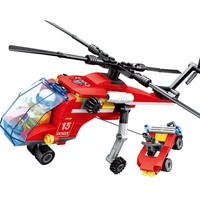 开益 2604 救援直升机 盒装 171颗粒