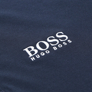 Hugo Boss 雨果博斯 Paddy Pro系列男士简约弹力翻领短袖POLO衫50326299 海军蓝XL
