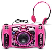 伟易达 Kidizoom Duo 5.0 儿童数码相机，带 MP3播放器和耳机
