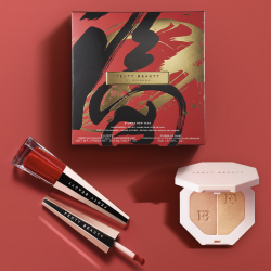 FENTY BEAUTY 流光春色限定礼盒(双色高光盘Mean Money+液体口红 Uncensored)