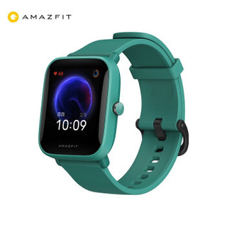 AMAZFIT 华米Pop智能运动蓝牙手表男女士腕表心率检测手表14天续航GPS50米防水有NFC 墨绿