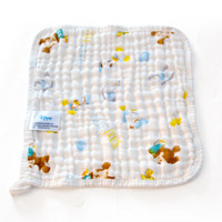 Disney 迪士尼 婴儿纯棉口水巾  30*30cm 米奇蓝