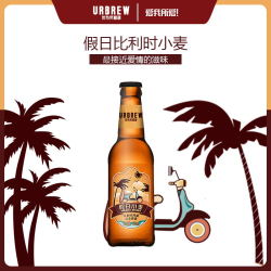 URBRAU 优布劳 精酿啤酒瓶装水果味 300ml*12瓶