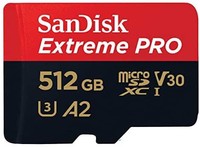 SanDisk 闪迪 Extreme Pro 512 GB Rescue Pro Deluxe 170 MB / s Class 10，UHS-I，U3，V30