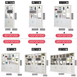 欧式玄关柜酒柜客厅隔断柜储物鞋柜简约现代门厅柜餐厅装饰屏风柜 两门三抽 简欧白(1.2米) 省钱自己装