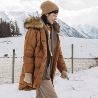 INMAN 茵曼 女士拼接假两件羽绒服