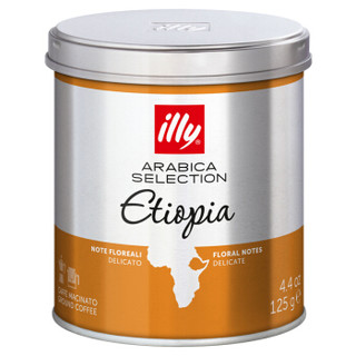 意大利进口 意利（illy）精选系列埃塞俄比亚咖啡粉125g *3件