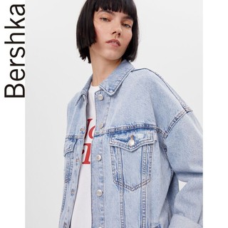 Bershka 01110335433 女士休闲牛仔外套