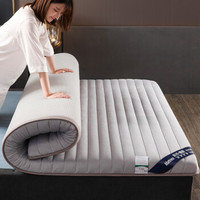 移动端：琳豆豆 乳胶记忆棉床垫宝宝绒保暖床垫 90*200*6cm
