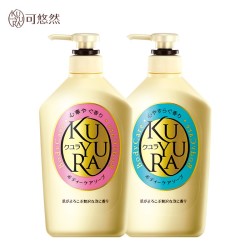 KUYURA 可悠然 美肌沐浴露露套装(欣怡幽香550ml +恬静清香550ml) *2件