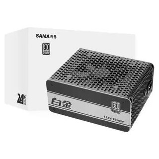 SAMA 先马 ETX-600-2 电脑电源 白金牌（92%）600W 非模组化