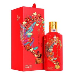 MOUTAI 茅台 飞天 喜宴红 酱香型白酒 43度 500ml