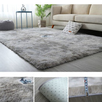 Tianming 天鸣 北欧长毛绒地毯 水灰色 40*60cm