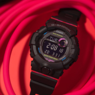 CASIO 卡西欧 G-SHOCK G-SQUAD系列 女士石英蓝牙腕表 GMD-B800SC-1