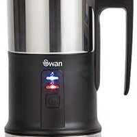 Swan SK33020BLKN，自动奶泡泡剂和加热器，2 层不粘涂层，500W，500 W，黑色