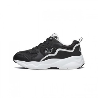 SKECHERS 斯凯奇 D'Lites Airy 女士休闲运动鞋 66666231-BKW 黑色/白色 37