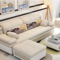 富繁家具布艺沙发北欧小户型现代简约沙发客厅整装三人组合可拆洗