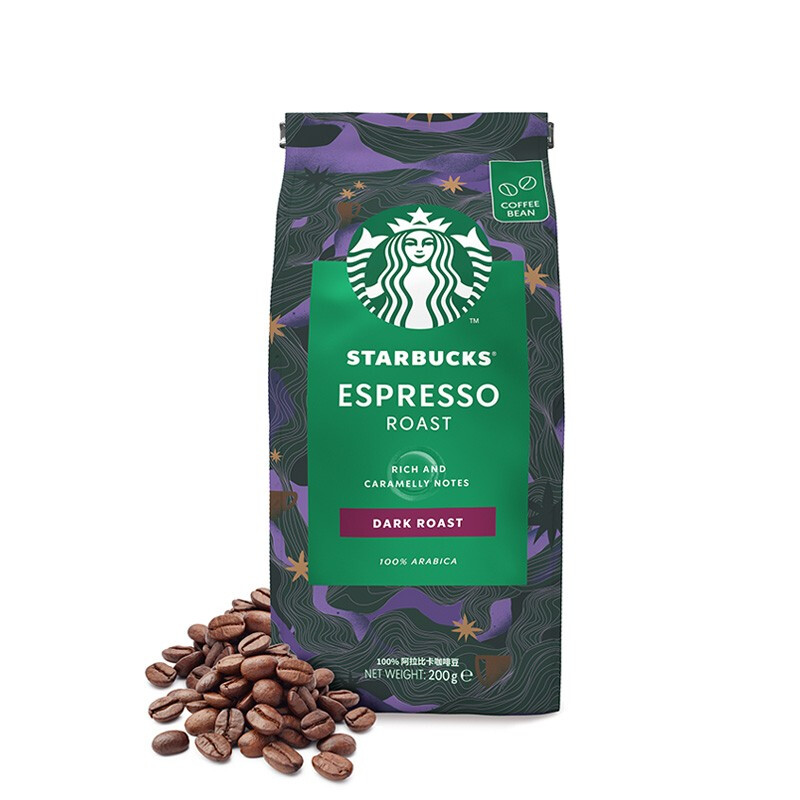 88VIP：STARBUCKS 星巴克 意式浓缩 深度烘焙 咖啡豆