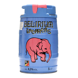 比利时进口 粉象（Delirium） 烈性淡色艾尔精酿啤酒 单桶装5L