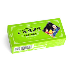 三纯 烤奶皮子原味 零食奶酪奶皮酥 54g/盒  *6件