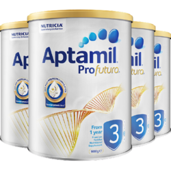 Aptamil 爱他美 白金澳洲版240亿活性益生菌婴幼儿奶粉3段900g*4罐