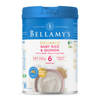 BELLAMY'S 贝拉米 婴儿有机藜麦米大米粉 225g *2件
