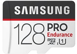 Samsung PRO Endurance Micro SDXC 卡，带适配器MB-MJ128GA/AM 128 GB